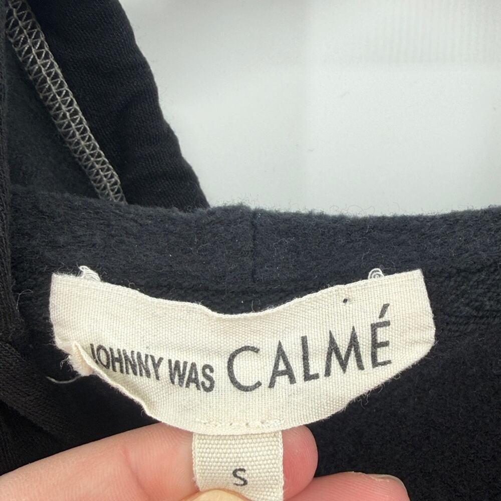 Johnny Was Calme Women's Pullover Hoodie - Black - Small - Picture 3 of 5